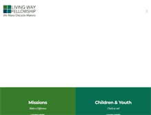 Tablet Screenshot of livingwayfellowship.org